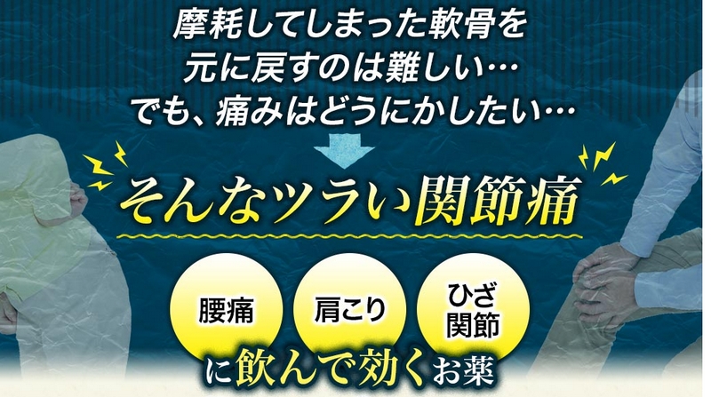 膝腰肩の関節痛・しびれに飲んで効く日本堂の薬トレンデケア情報サイト